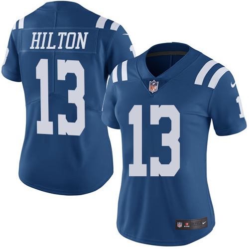 Indianapolis Colts #13 Limited T.Y. Hilton Royal Blue Nike NFL Women JerseyVapor Untouchable jerseys->indianapolis colts->NFL Jersey